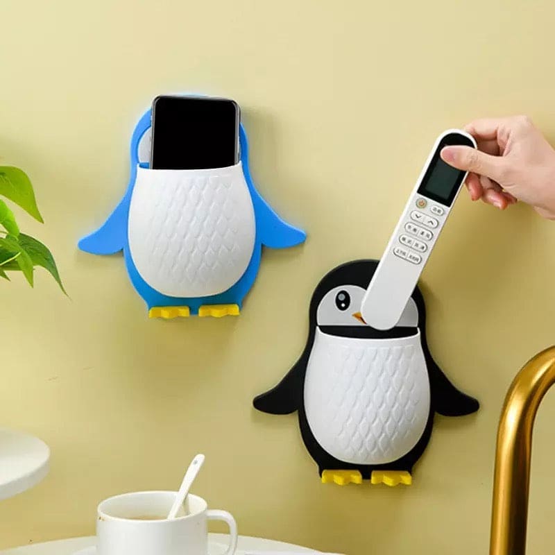 Cartoon Penguin Storage Holder, Cartoon Penguin Corn Storage Holder Wall Mount Toothbrush Organizer, Home Bedroom Kitchen Bathroom Multifunctional Holders Cartoon Penguin Storage Holder, Cartoon Penguin Corn Storage Holder Wall Mount Toothbrush Organizer, Home Bedroom Kitchen Bathroom Multifunctional Holders